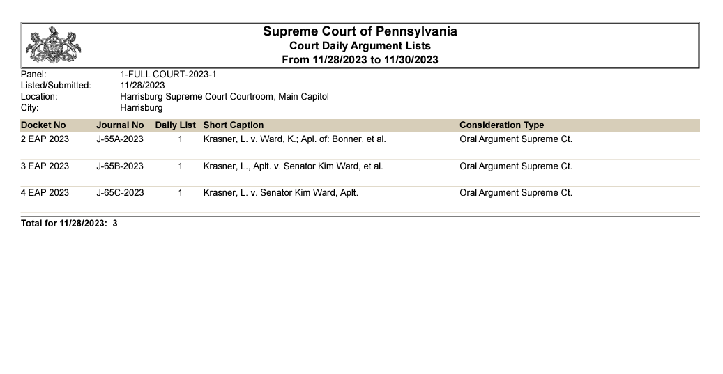 November 2023 Pa Supreme Court Argument List PAA november-2023-pa-supreme-court-argument-list-paa